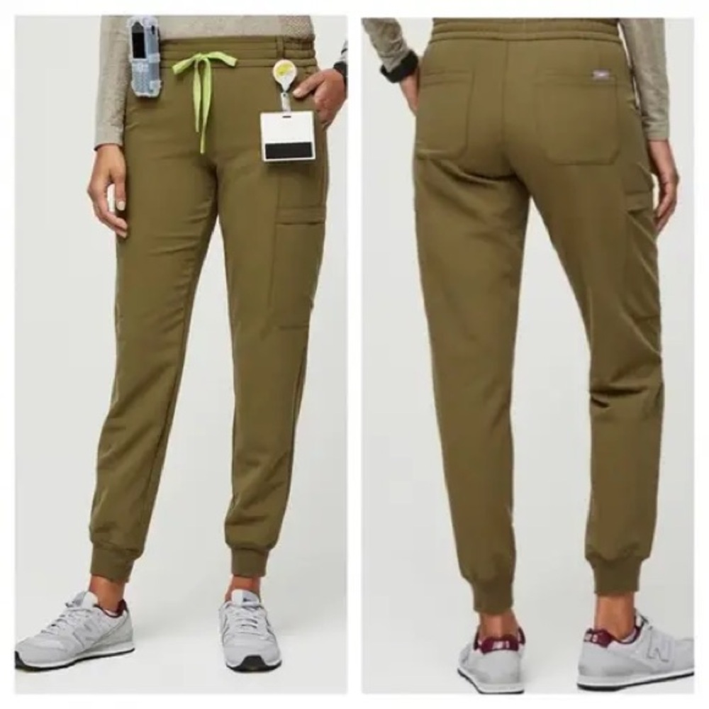 Figs Martini Olive Green Lesage Jogger Pants Size XS